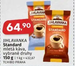 Coop JIHLAVANKA Standard mletá káva nabídka