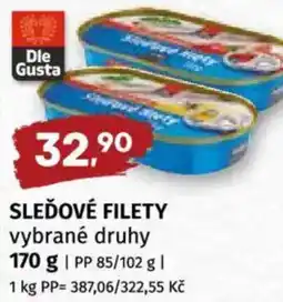 Coop Sleďové filety nabídka