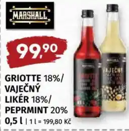 Coop Griotte 18%/ vaječný liker 18%/ peprmint 20% nabídka