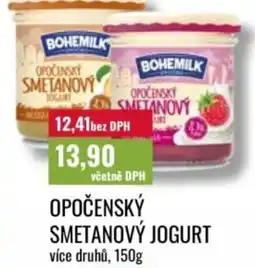 Ratio Bohemilk Opočenský smetanový jogurt nabídka