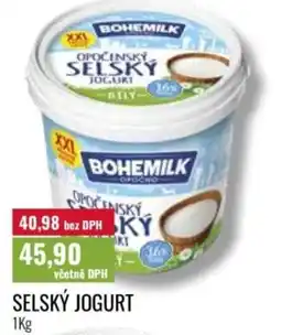 Ratio Bohemilk Selský jogurt nabídka