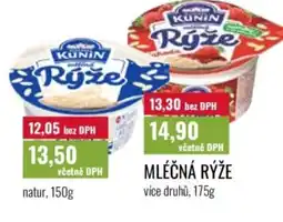 Ratio Mléčná rýže nabídka