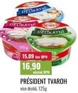 Ratio Président tvaroh nabídka