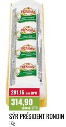 Ratio Sýr président rondin nabídka