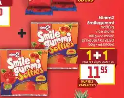 Billa Nimm2 Smilegummi od nabídka
