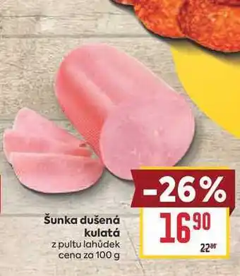 Billa Šunka dušená kulatá z pultu lahůdek cena za nabídka