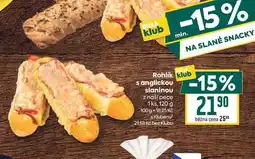 Billa Rohlik klub s anglickou slaninou z naší pece 1ks nabídka
