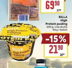 Billa BILLA High Protein puding nabídka
