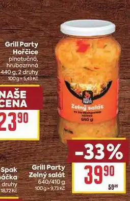 Billa Grill Party Zelný salát 640/410 g nabídka