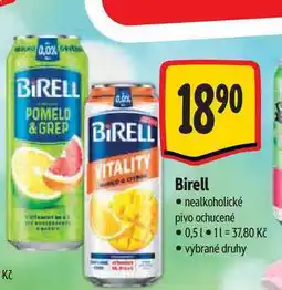 Albert Birell nealkoholické pivo ochucené nabídka