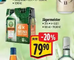 Albert Jägermeister 35% 4× nabídka