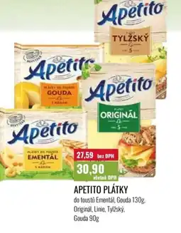 Ratio Apetito plátky nabídka