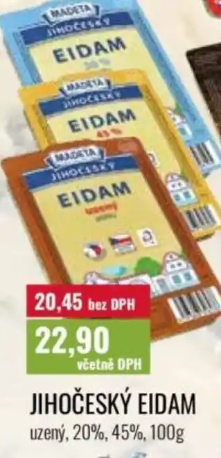 Ratio Madeta Jihočeský eidam nabídka