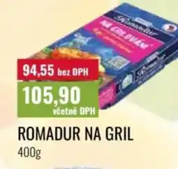 Ratio Madeta Romadur na gril nabídka