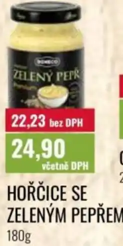 Ratio Hořčice se zeleným pepřem nabídka