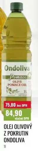 Ratio Olej olivový z pokrutin ondoliva nabídka