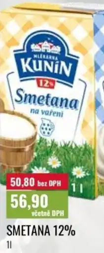 Ratio Smetana 12% nabídka