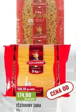 Ratio Těstoviny zara nabídka