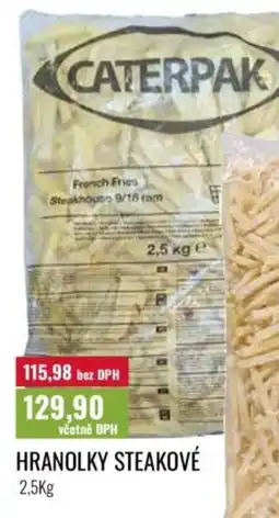 Ratio Hranolky steakové nabídka