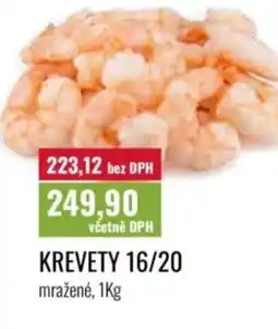 Ratio Krevety 16/20 mražené nabídka