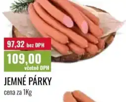 Ratio Jemné párky nabídka