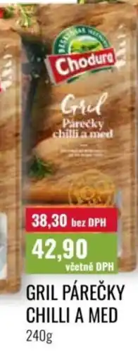 Ratio Gril párečky chilli a med nabídka