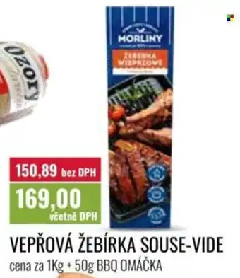 Ratio Vepřová žebírka souse-vide nabídka