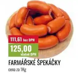 Ratio Farmářské špekáčky nabídka