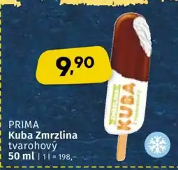 Coop PRIMA KUBA ZMRZLINA tvarohový nabídka