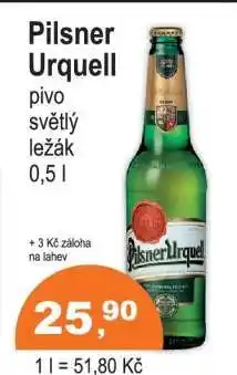 COOP DISKONT Pilsner Urquell nabídka