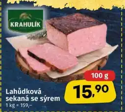 Coop Krahulík Lahůdková sekaná se sýrem nabídka