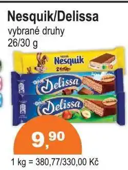 COOP DISKONT Nesquik/Delissa nabídka