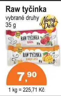 COOP DISKONT RAW TYČINKA nabídka