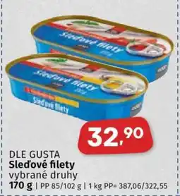 Coop DLE GUSTA Sled'ové filety nabídka