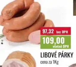 Ratio Libové párky nabídka