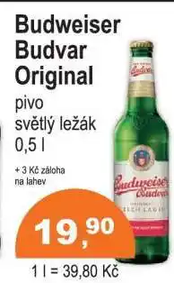 COOP DISKONT Budweiser Budvar original nabídka