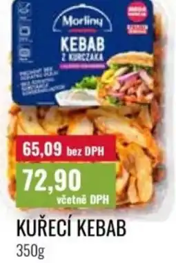 Ratio Kuřecí kebab nabídka