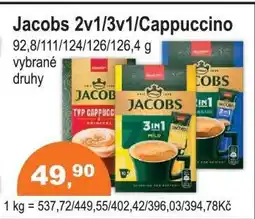 COOP DISKONT Jacobs 2v1/3v1/Cappuccino nabídka