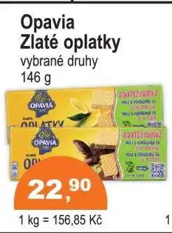 COOP DISKONT Opavia Zlaté Oplatky nabídka