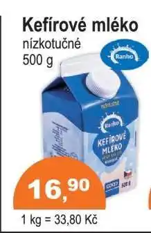 COOP DISKONT Kefírové mléko nabídka