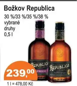 COOP DISKONT Božkov Republica nabídka