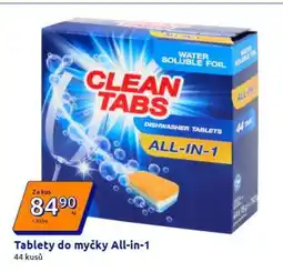 Action Clean Tabs nabídka