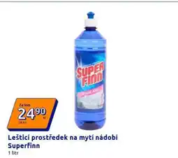 Action Lešticí prostředek na mytí nádobí Superfinn nabídka