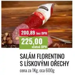 Ratio Salám florentino s lískovými ořechy nabídka