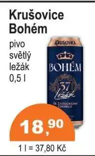 COOP DISKONT Krušovice Bohém nabídka