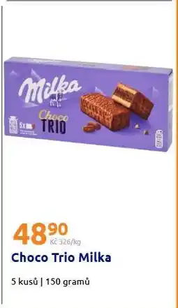 Action Choco Trio Milka nabídka