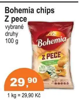 COOP DISKONT BOHEMIA CHIPS Z PECE nabídka