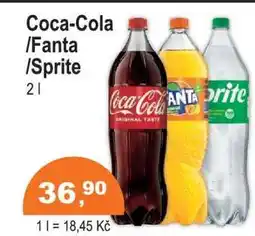 COOP DISKONT Coca-Cola, Fanta, Sprite nabídka