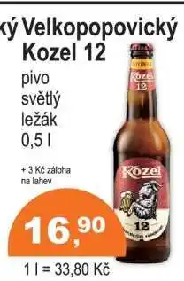 COOP DISKONT VELKOPOPOVICKÝ KOZEL 12 nabídka