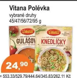 COOP DISKONT Vitana Polévka nabídka